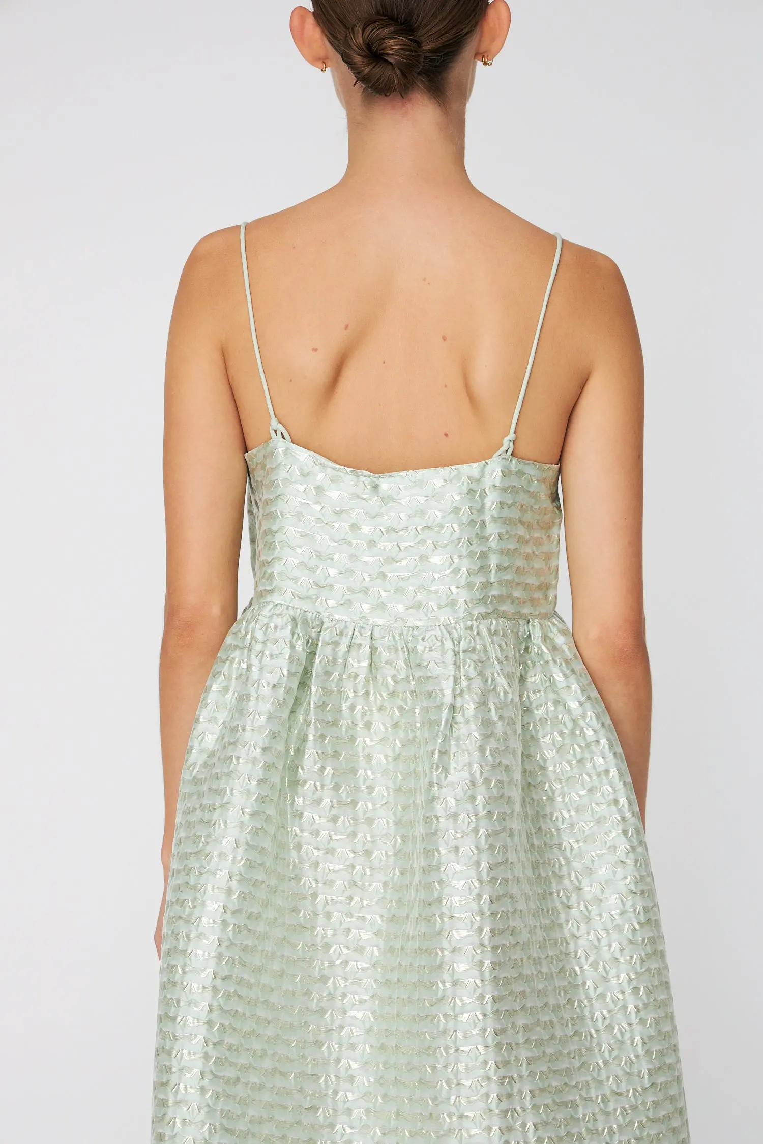 Bubble Dress with Straps - Mint Tea - Image 5