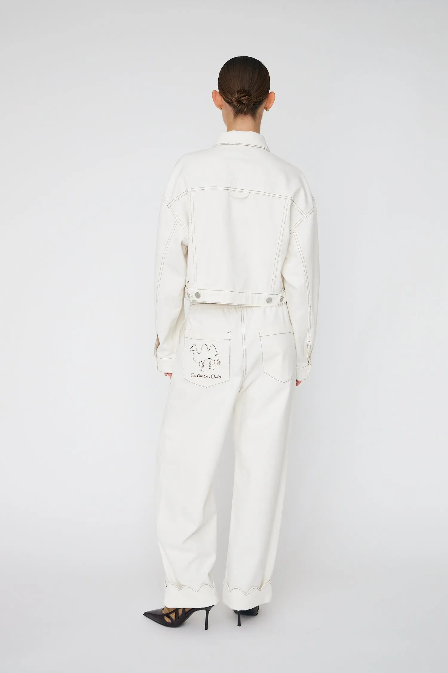 Caravan Club Jacket - White - Image 3