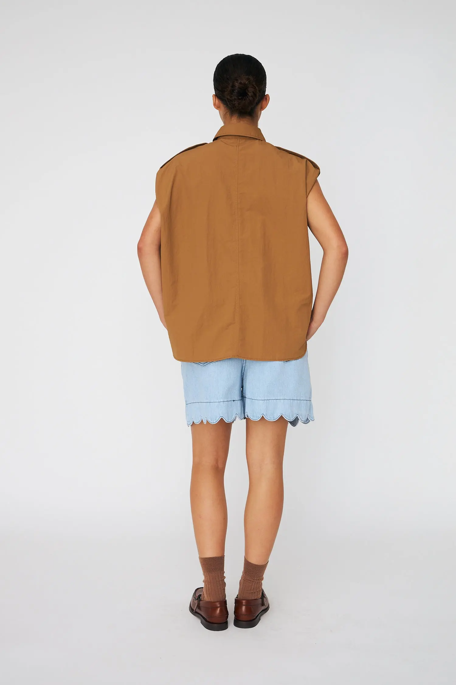 Caravan Shirt-Top - Camel Brown - Image 3