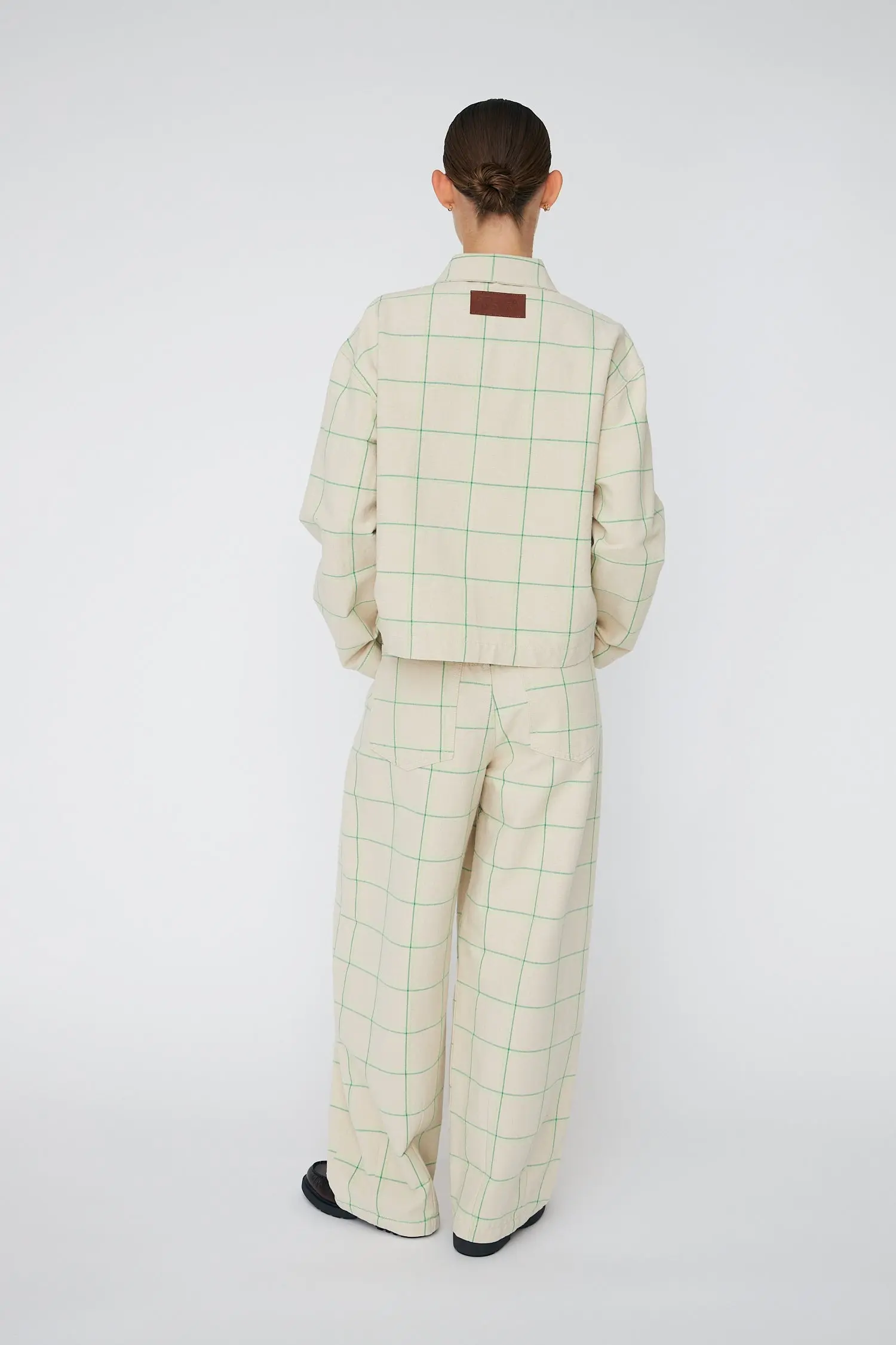 Checked Shirt - Creme Check - Image 3