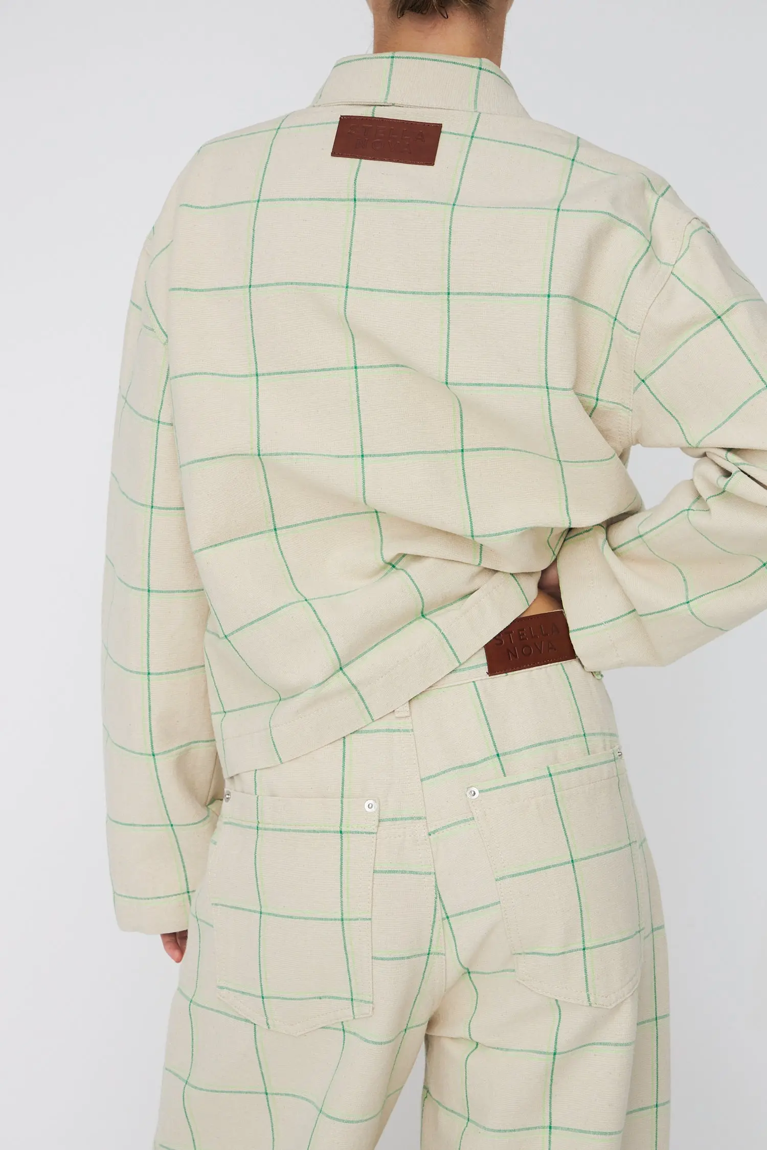 Checked Shirt - Creme Check - Image 4
