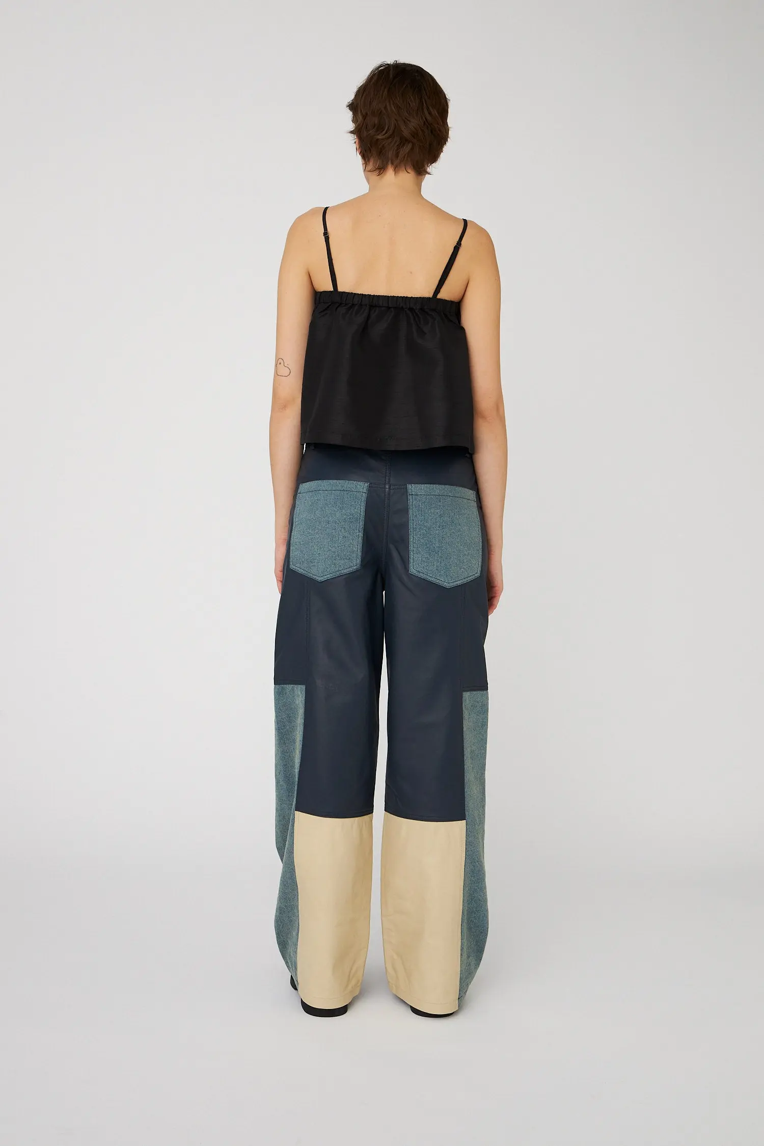 Crispy Bow Top - Black - Image 4