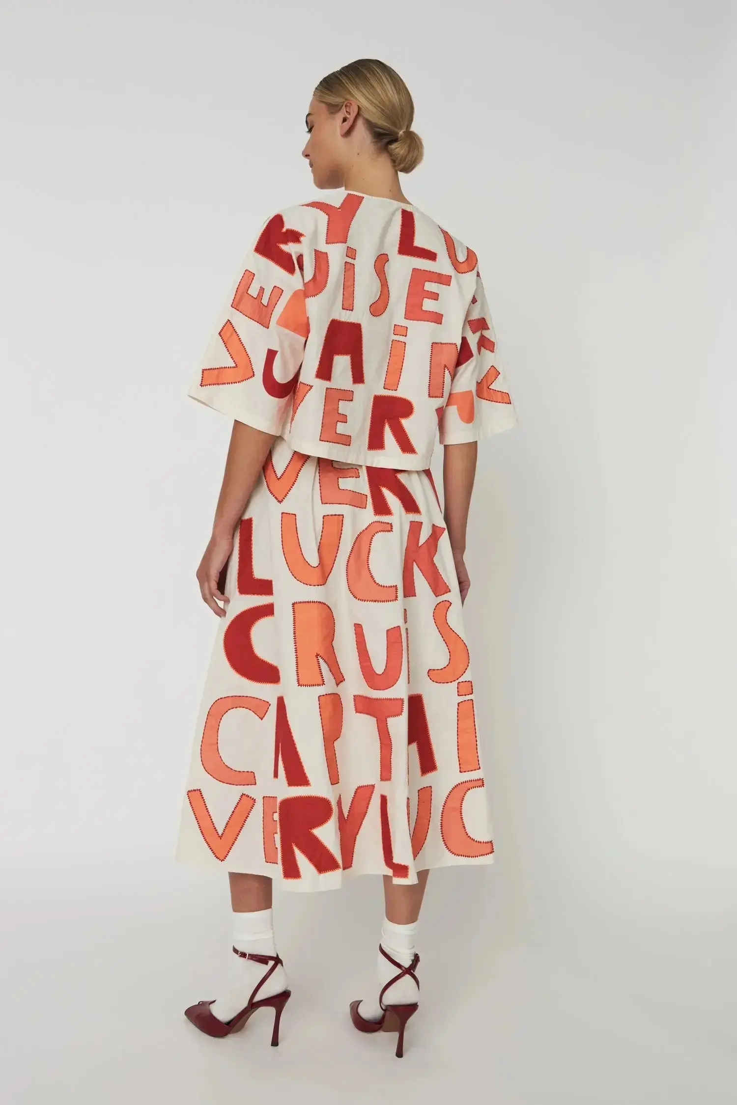 Cruise Skirt - Mixed Red - Image 4