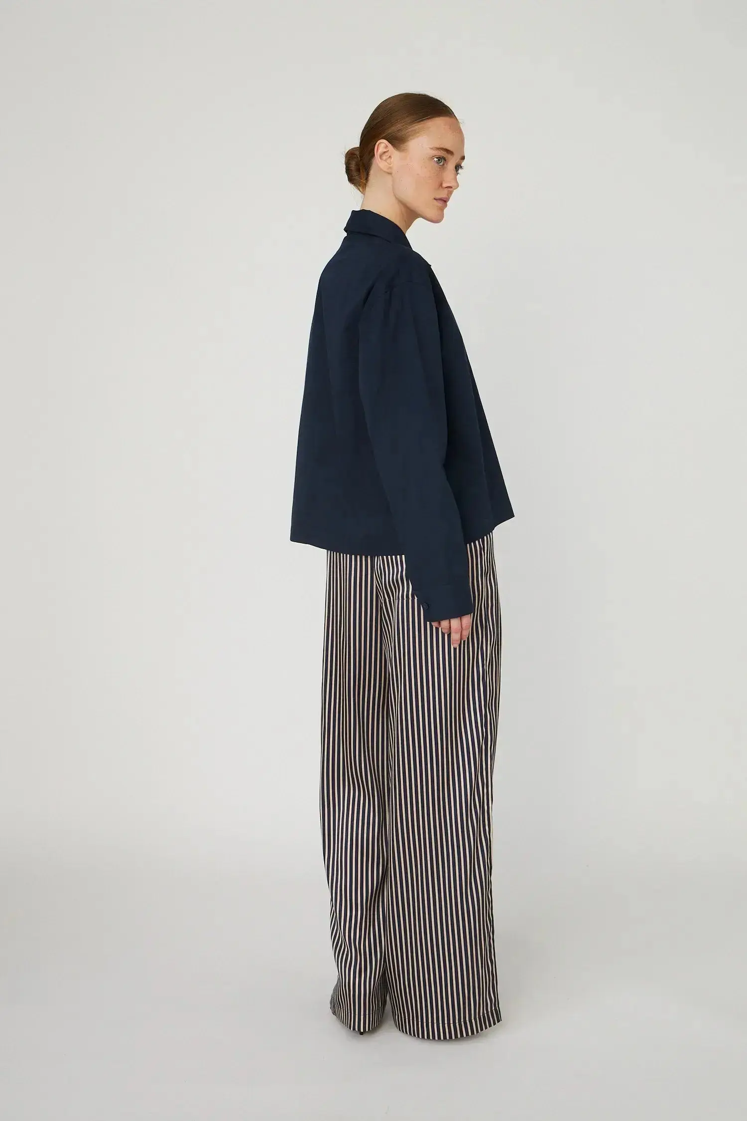 Embellished Moon Shirt - Navy - Image 4