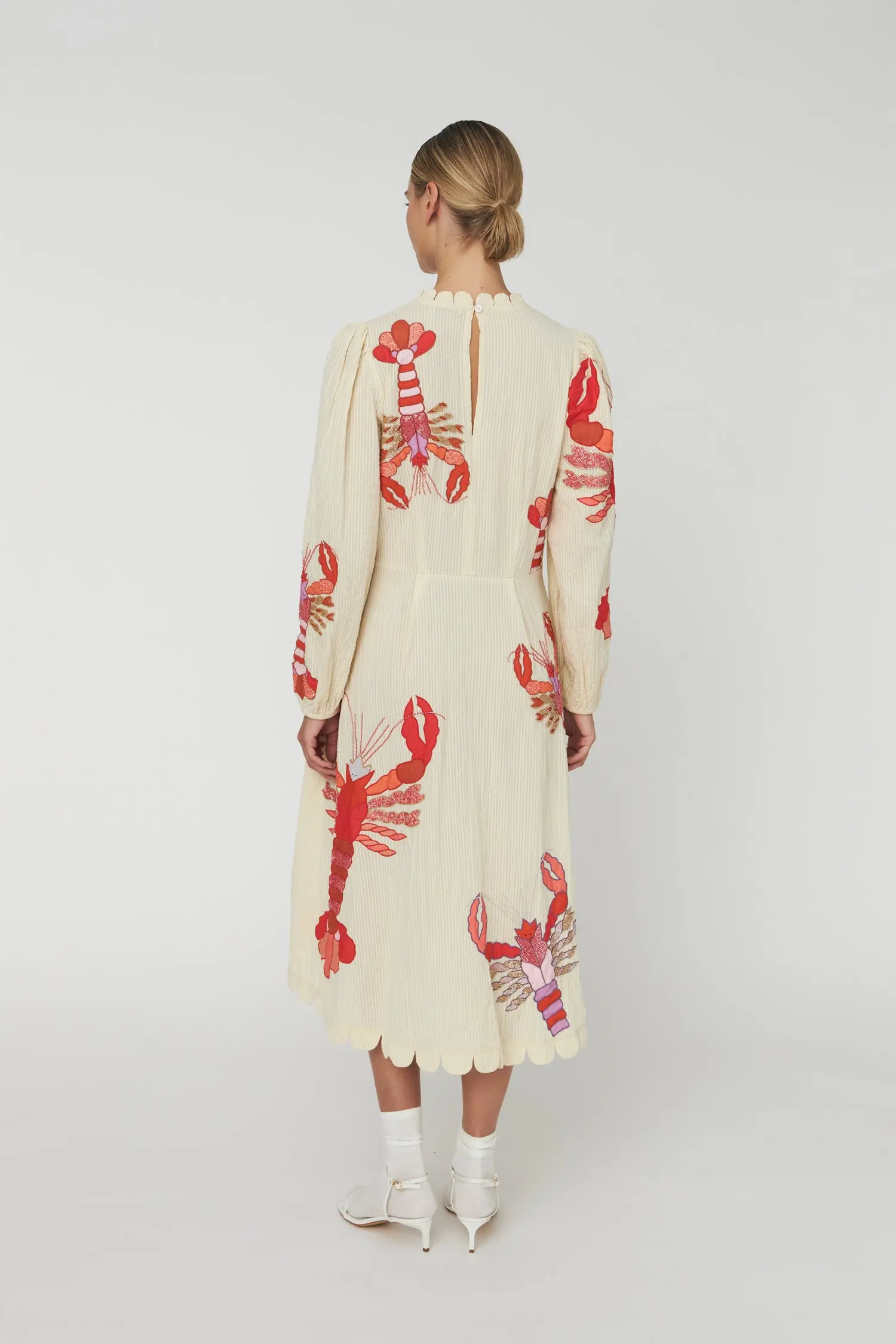 Embroidered Midi Dress - Multicolour - Image 2