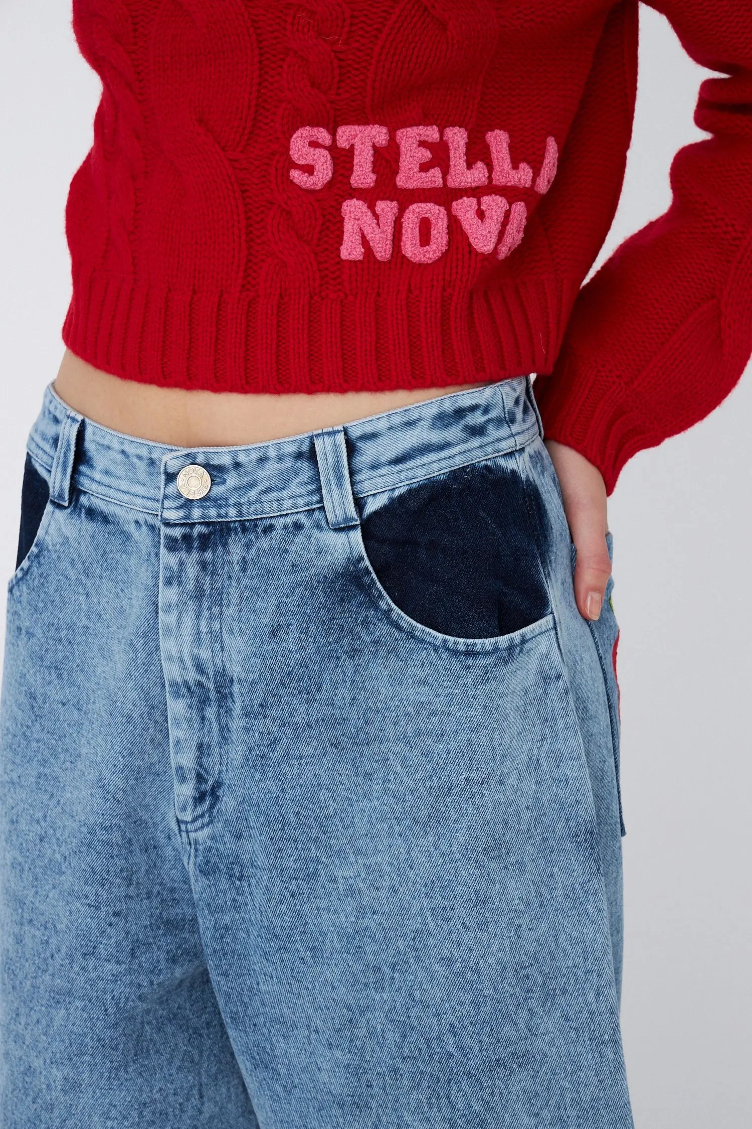 Long Denim Shorts - Denim Blue - Image 4