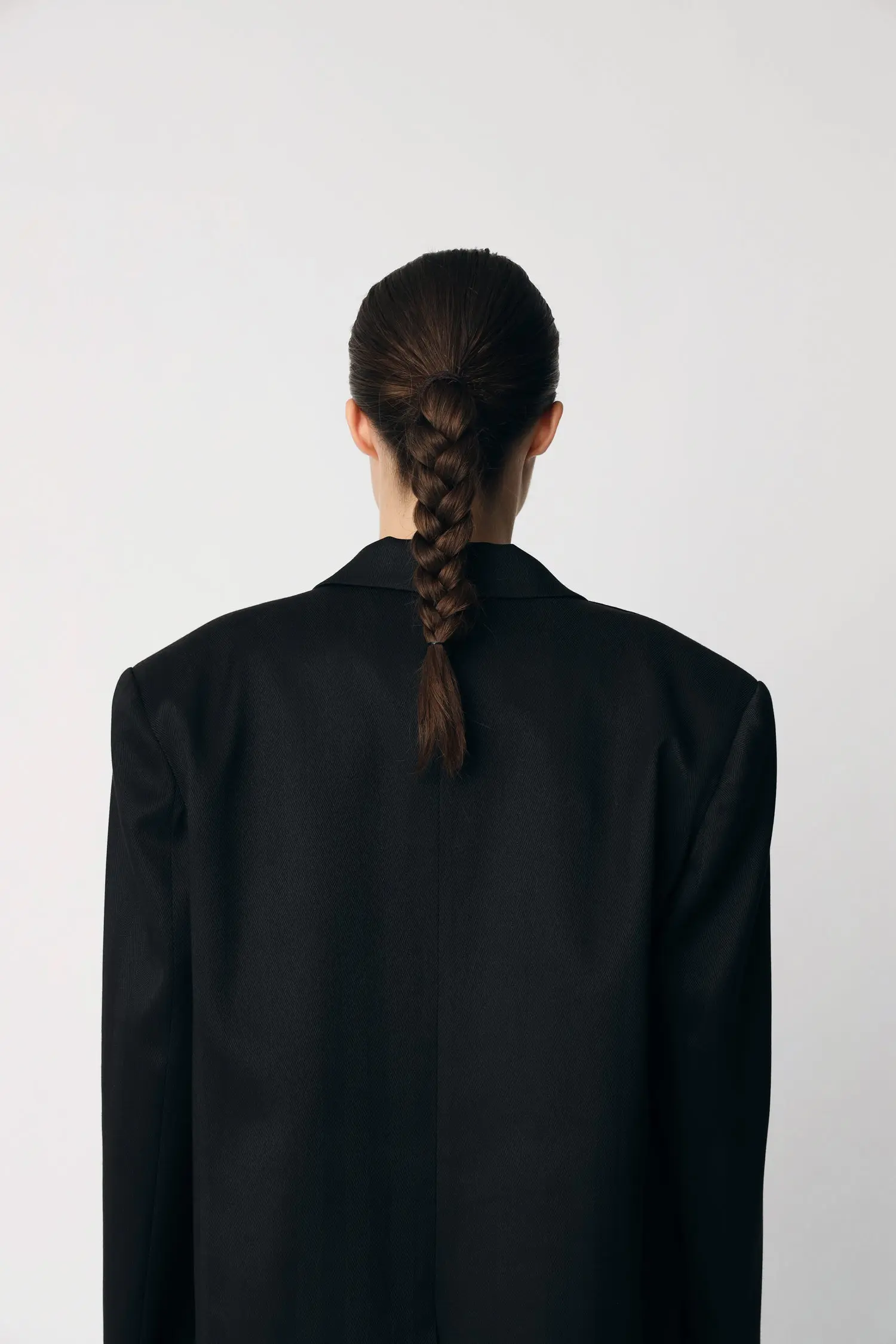 Oversized Blazer - Black - Image 4