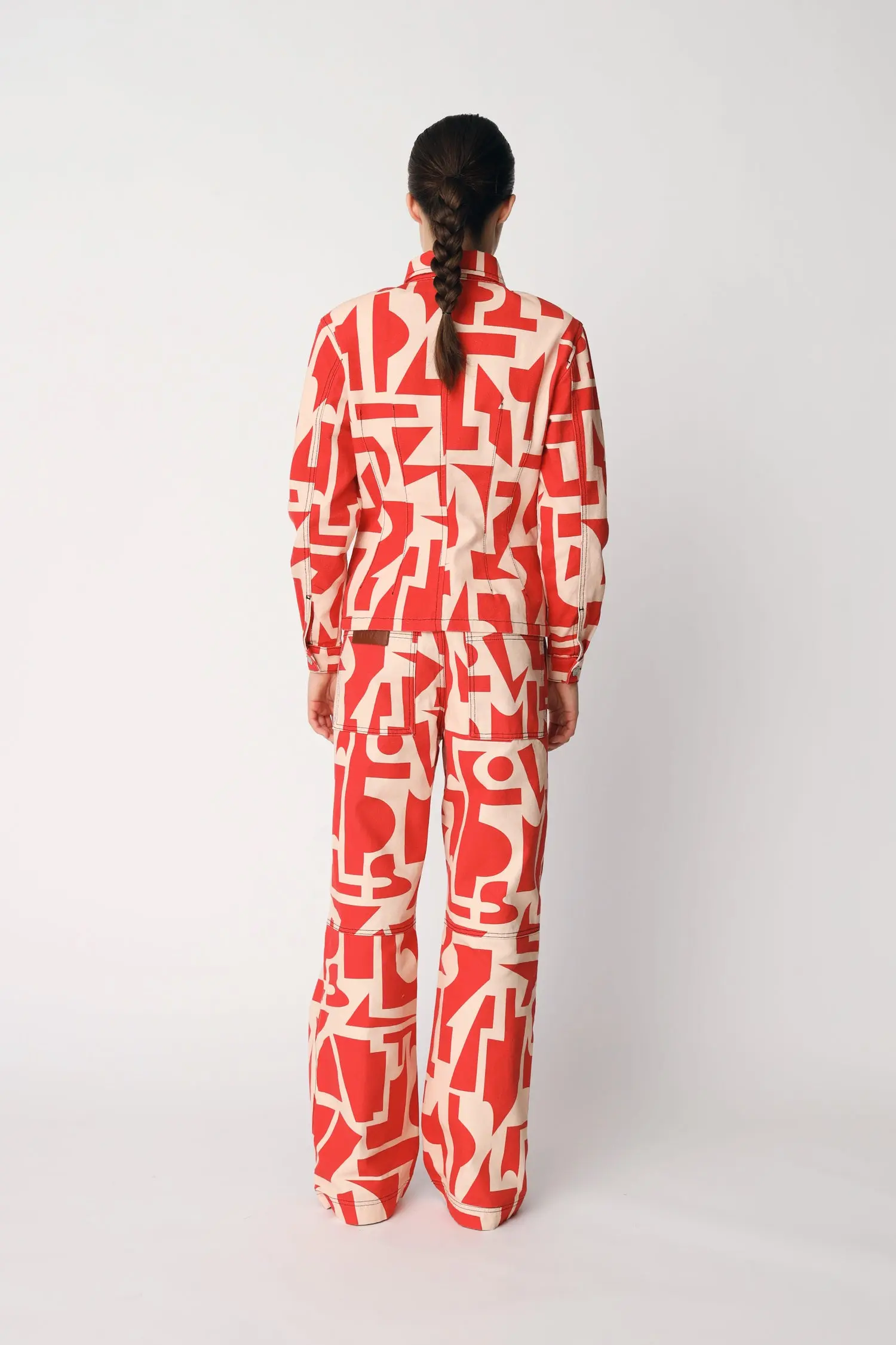 Printed Shirt - Red Mix - Image 4